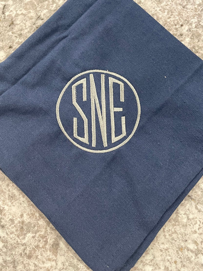 Monogrammed Cloth Napkin - Set of 4